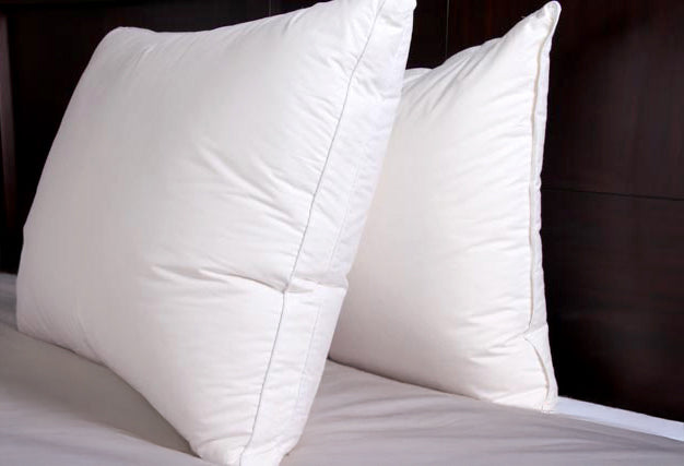 Tri-Compartmented Down and Feather Sleeping Pillow