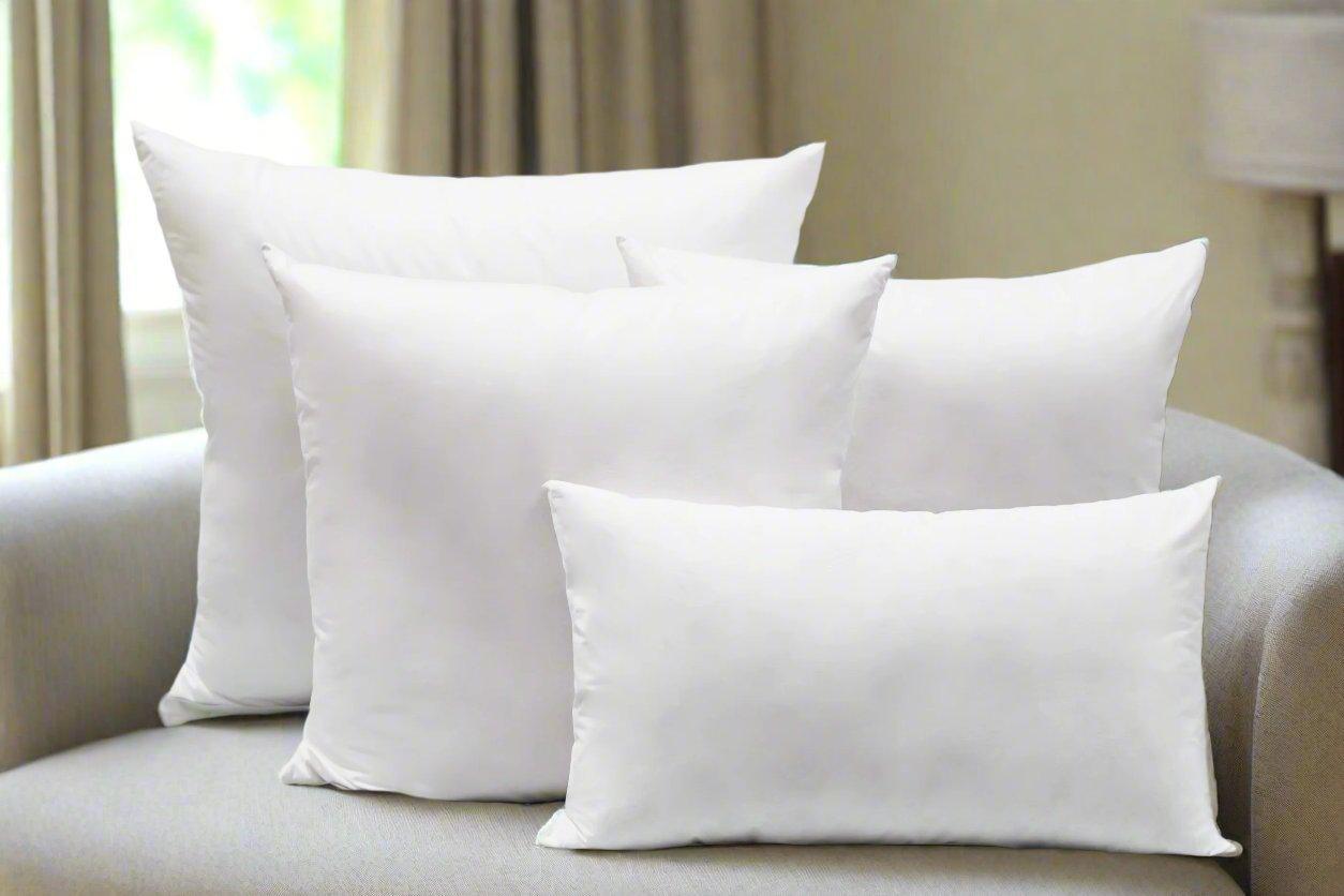 Decorative Pillow Insert Cotton Throw Pillow Form 90% Feather/ 10