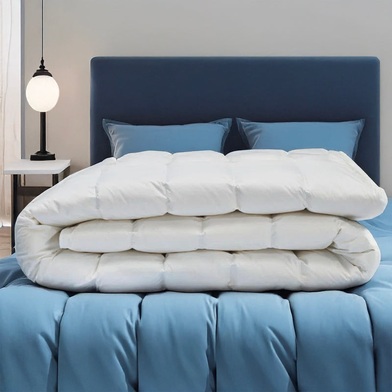 Luxury 370TC Down & Feather Comforter Duvet Insert