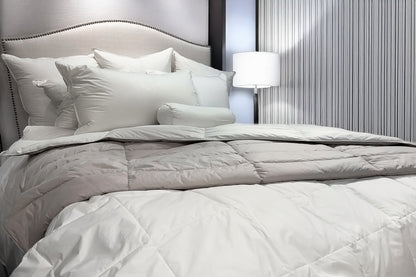 Merino Wool and Down/ Down-Alternative Duvet Comforter- Ideal For Hot Sleepers