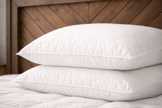 Down to Earth® Organic Compartmented Down & Feather Sleeping Pillow by Down Inc.