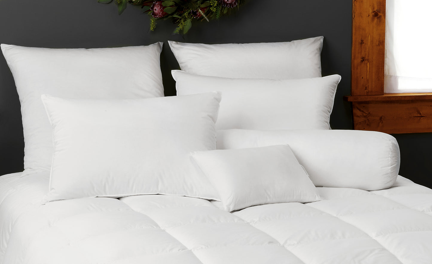 Organic Cotton Down-Alternative Comforter Duvet Insert