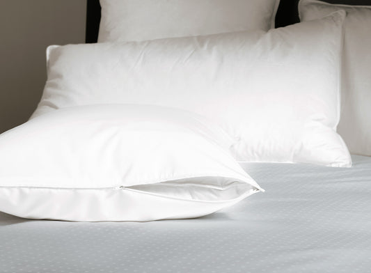 Signature Collection Sateen Zippered Pillow Protector Set