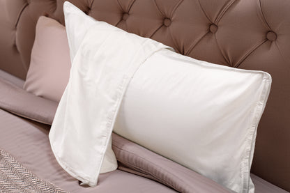 Signature Collection Sateen Zippered Pillow Protector Set